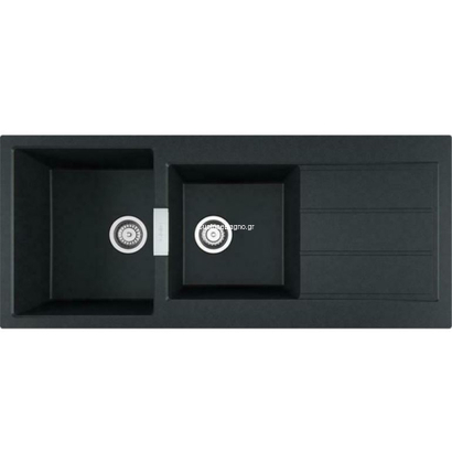 Franke Sirius 2.0 621 Carbon Black 116x50 Νεροχύτης 143.0644.102