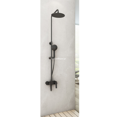 Karag Andare Nero WNW33R98PA Μπαταρία Σταθερού Ντους / Στήλη