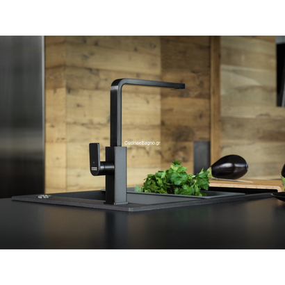 Franke Mythos Standard Steel Black Μπαταρία Κουζίνας 115.0550.441