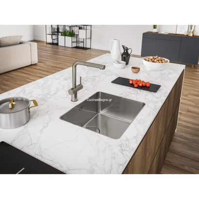 Franke Active Twist Ντους Decor Steel Αναμεικτική Μπαταρία Με Χειριστήριο Αυτόματης Βαλβίδας 115.0653.505