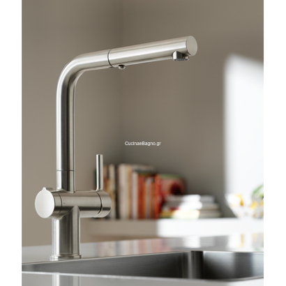 Franke Active Twist Ντους Decor Steel Αναμεικτική Μπαταρία Με Χειριστήριο Αυτόματης Βαλβίδας 115.0653.505