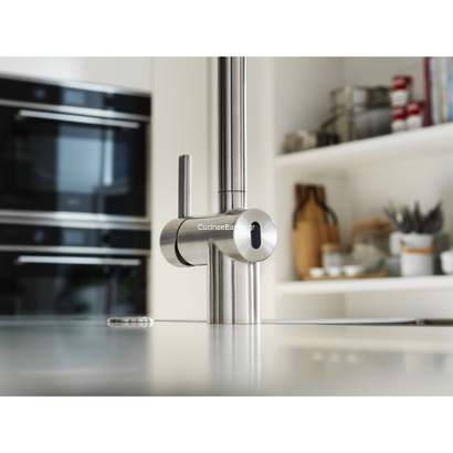 Franke Atlas Neo Sensor Ντους Inox Αναμεικτική Μπαταρία Με Αισθητήρα Λειτουργίας 115.0625.523