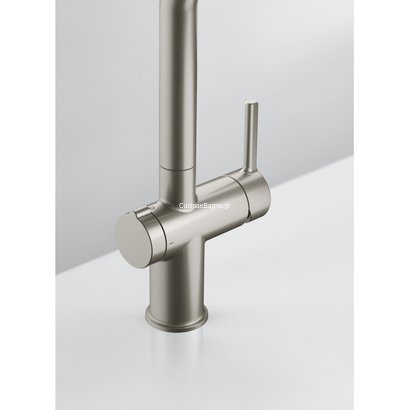 Franke Active Twist Standard Decor Steel Αναμεικτική Μπαταρία Με Χειριστήριο Αυτόματης Βαλβίδας 115.0653.504