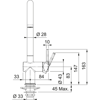 Franke Active J Standard Black Matt Μπαταρία Κουζίνας 115.0653.398