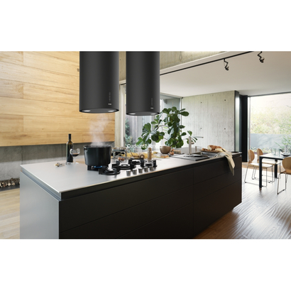 Franke Tube FTU PLUS 3707 I BK Black Matt Κεντρική Καμινάδα 335.0588.180