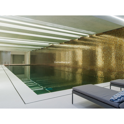 EZARRI Oxido Metal Ψηφίδα Σε Δίχτυ Χρυσή