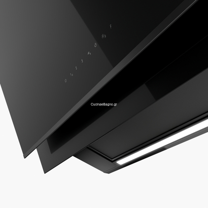 Franke MYTHOS FMY PRO 907 FM BK/BK MATT Black Steel Επιτοίχια Καμινάδα 330.0682.353