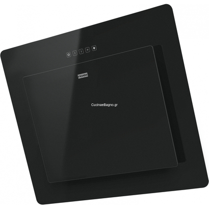Franke MARIS NEO FNO 605 BK Crystal Black Επιτοίχια Καμινάδα 330.0591.778