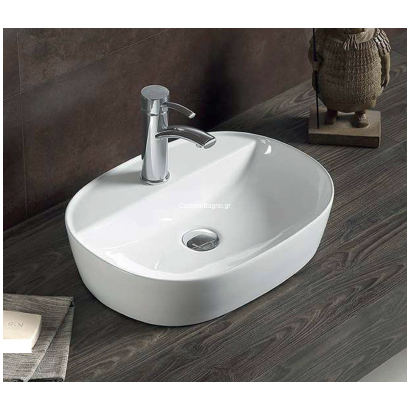 PURE PUR060W Νιπτήρας Επιτραπέζιος 60x40 TEMA