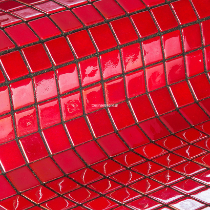 EZARRI Rubi Metal Ψηφίδα Σε Δίχτυ Κόκκινη