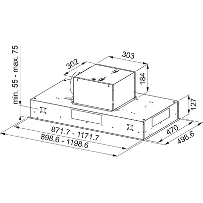 Franke MARIS FCBI 926 XS Inox Απορροφητήρας Οροφής 350.0590.184