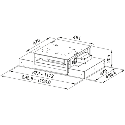Franke MARIS FCMA 90 C XS A Inox Απορροφητήρας Οροφής 350.0679.877