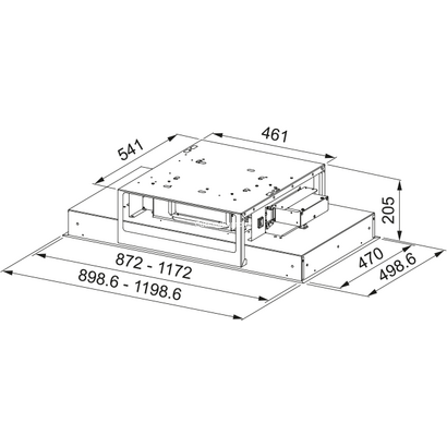 Franke MYTHOS FCMY 90 C XS A Απορροφητήρας Οροφής 350.0679.881