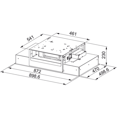 Franke MYTHOS FCMY 90 C WHG A FL Crystal White Απορροφητήρας Οροφής 350.0679.886
