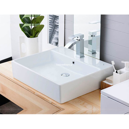 Creavit NX242 Νιπτήρας Επιτραπέζιος/Κρεμαστός 50x40 White TEMA