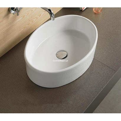 TEMPO TEMP050W Νιπτήρας Επιτραπέζιος 50x36 TEMA