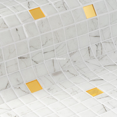 EZARRI Carrara Gold 25 Ψηφίδα Σε Δίχτυ