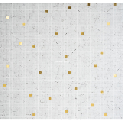 EZARRI Carrara Gold 25 Ψηφίδα Σε Δίχτυ