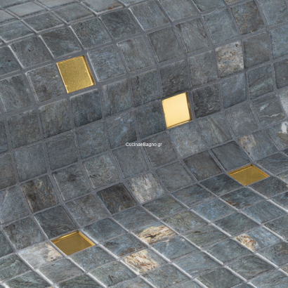 EZARRI Dolerite Gold 25 Ψηφίδα Σε Δίχτυ