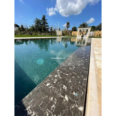 EZARRI Black Marble 25 Ψηφίδα Σε Δίχτυ