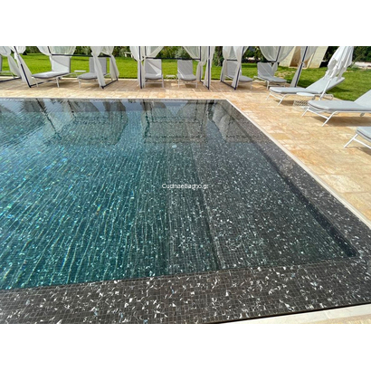 EZARRI Black Marble 25 Ψηφίδα Σε Δίχτυ