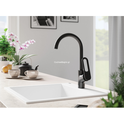 LAVEO Tierra Black Μπαταρία Κουζίνας BAJ 768D