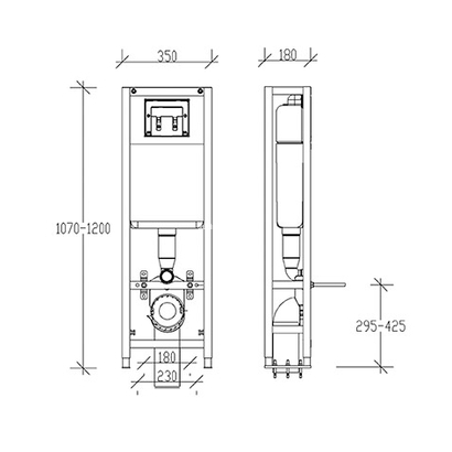 SIAMP 11103 VERSO YM ΚΑΖΑΝΑΚΙ ΕΝΤΟΙΧΙΣΜΟΥ 3/6 lit ΜΕ ΠΛΑΙΣΙΟ ΣΤΗΡΙΞΗΣ 18cm