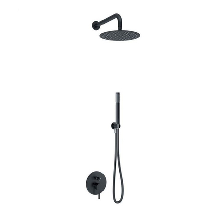 DEMM 16020 N Σετ Εντοιχισμού Ντουζιέρας Μαύρο ΤΕΜΑ