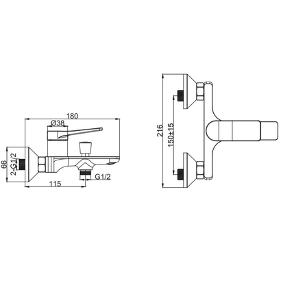 Naxos 6800 N Μπαταρία Λουτρού Πλήρης Μαύρη TEMA
