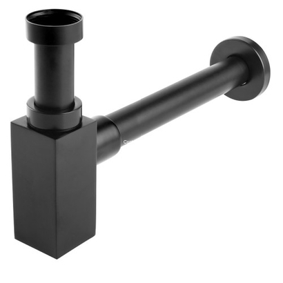 DEMM SCL 003 N Σιφόνι Νιπτήρα Τετράγωνο Black Matt Μαύρο