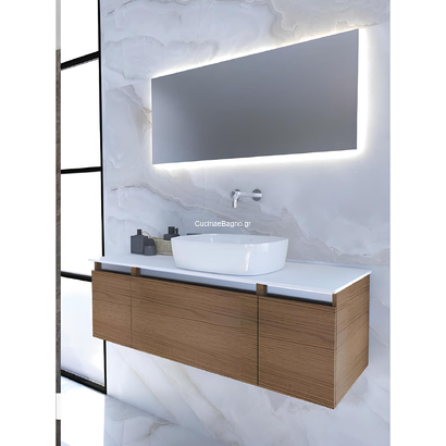 SAVVO Top 40/A 140x45 Έπιπλο Μπάνιου Κρεμαστό