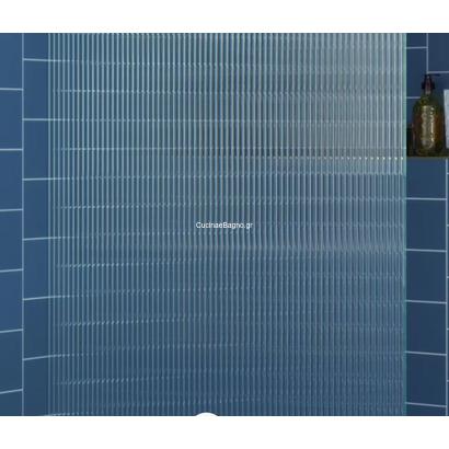 Karag Walkin 1 Gold 140x200 Cm Σταθερό Κρύσταλλο Ντουζιέρας FLUTE