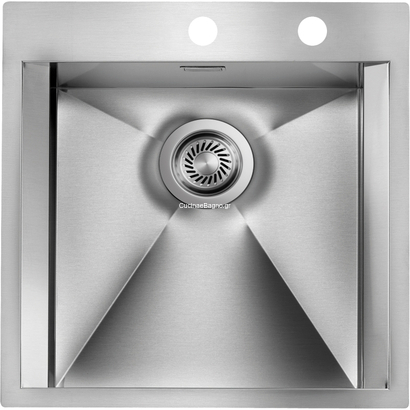 Sanitec 15226 Focus Mix 50x50 1V Νεροχύτης Ανοξείδωτος