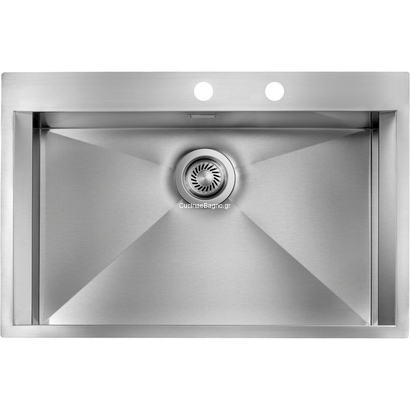 Sanitec 15223 Focus Mix 77x50 1V Νεροχύτης Ανοξείδωτος