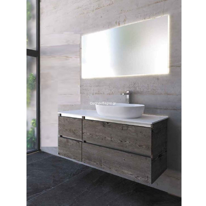 SAVVO Top 55/A 130x45 Έπιπλο Μπάνιου Κρεμαστό