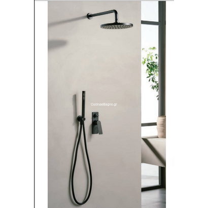 Demm Sleek 16099 N Σετ Εντοιχισμού Ντουζιέρας Μαύρο