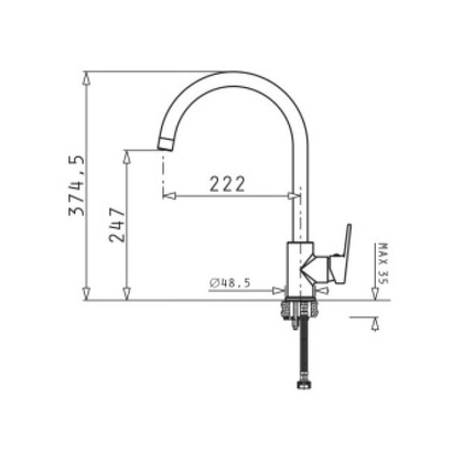Pyramis Clodia Χρωμέ Μπαταρία Κουζίνας 090942401