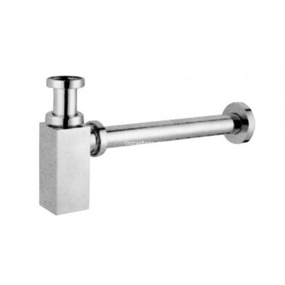 Gloria Σιφώνι QUARTO Χρωμέ Τετράγωνο Νιπτήρα 23-5444