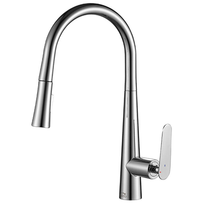 LAVEO Nalda Χρωμέ Μπαταρία Κουζίνας Ντους BAY 069D