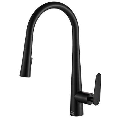 LAVEO Nalda Black Μπαταρία Κουζίνας Ντους BAY 769D