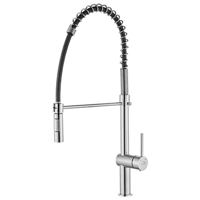 LAVEO Rhea Χρωμέ Μπαταρία Κουζίνας Ντους BLD 06SD