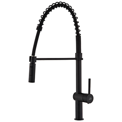 LAVEO Rhea Black Μπαταρία Κουζίνας Ντους BLD 76SD