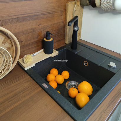 LAVEO Pretto Black Μπαταρία Κουζίνας BAO 765D