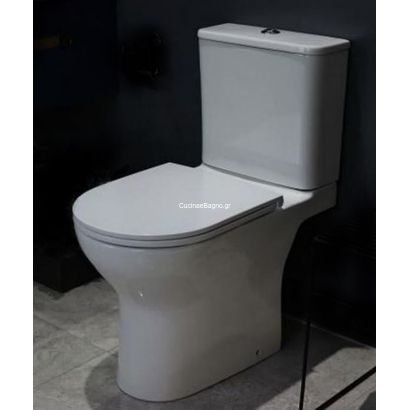 Huida Vortex Rimless 65x36 Λεκάνη Με Καζανάκι ΧΠ/ΠΣ set-0268