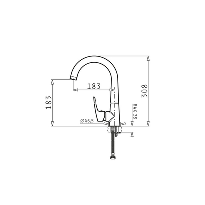 Pyramis Lorena Χρωμέ Μπαταρία Κουζίνας 090926801