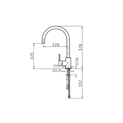 Pyramis Gusto Χρωμέ Μπαταρία Κουζίνας 095071001