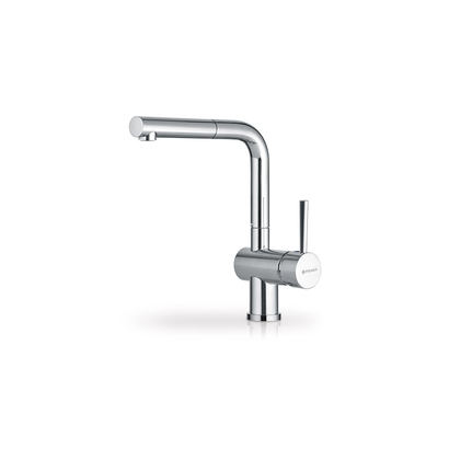 Pyramis Aladia Χρωμέ Μπαταρία Κουζίνας Με Ντους 096700201