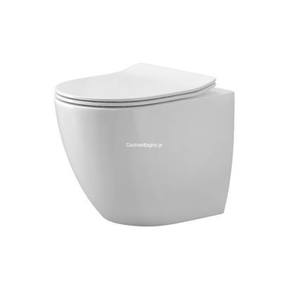 Karag NEW LUNA BTW Rimless 53x36 Λεκάνη Δαπέδου Υ.Π.