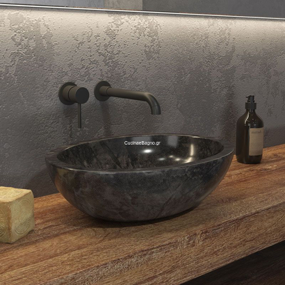 Karag LEONOR SOP NERO 45x35 Νιπτήρας Πέτρινος Επιτραπέζιος