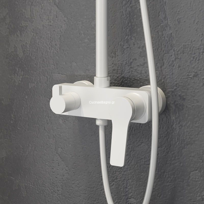 Karag ANDARE Bianco Στήλη Ντουζιέρας Με Μπαταρία WNX33R98PH